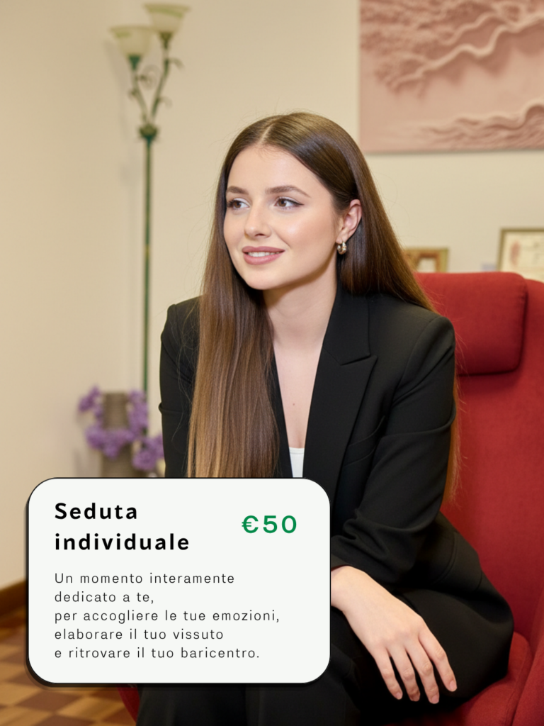 seduta individuale con Dott.ssa Ambra Piliu